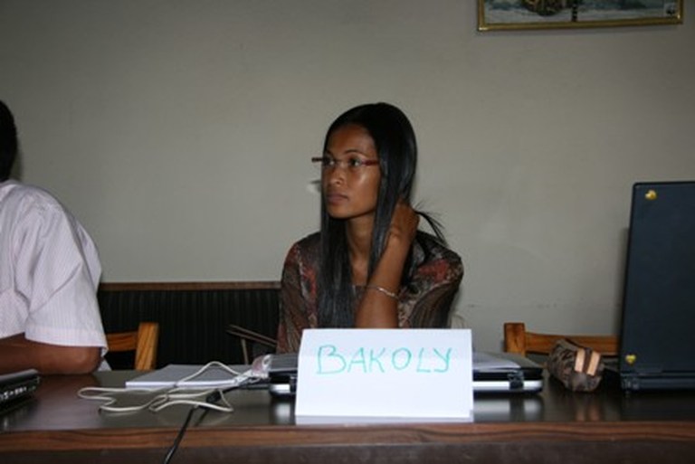 Bakoly participante formation CHM 